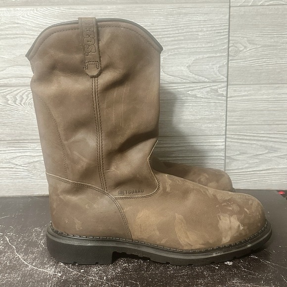 Red Wing 4436 Pecos Men's Leather Work Waterproof Safety Toe Size 15 D Seconds 1
